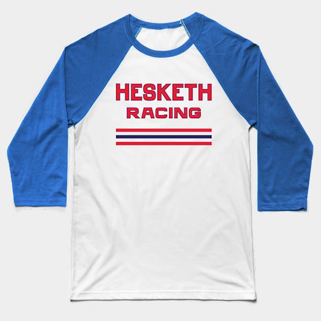 Original 1974 Hesketh Racing Grand Prix team emblem Baseball T-Shirt by retropetrol